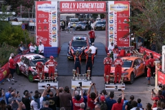 Il podio del 18° Rally del Vermentino